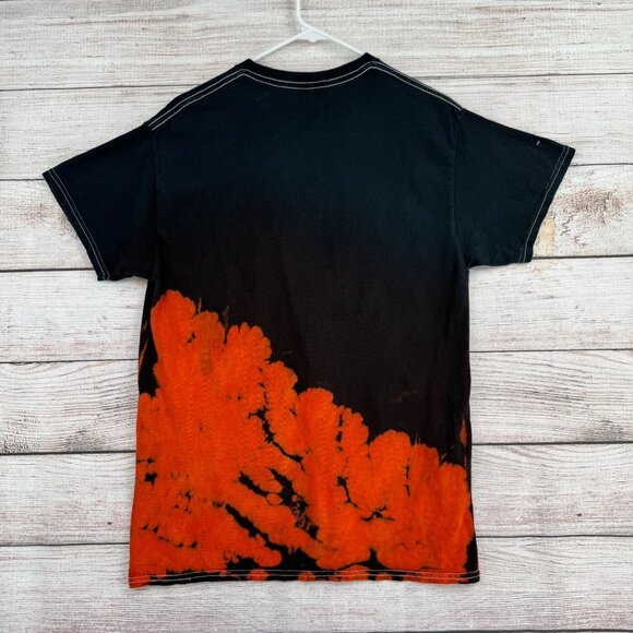 Zombie Makeout Club Tie‎ Dye Blood Print T-Shirt Adult Size Medium Black - Picture 2 of 9